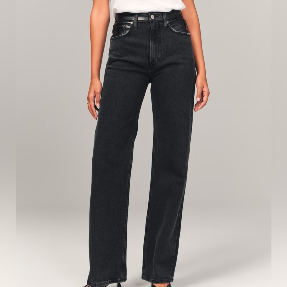 ABERCROMBIE High Rise 90s Relaxed Jean Mixed Fabric - like 🆕!!!